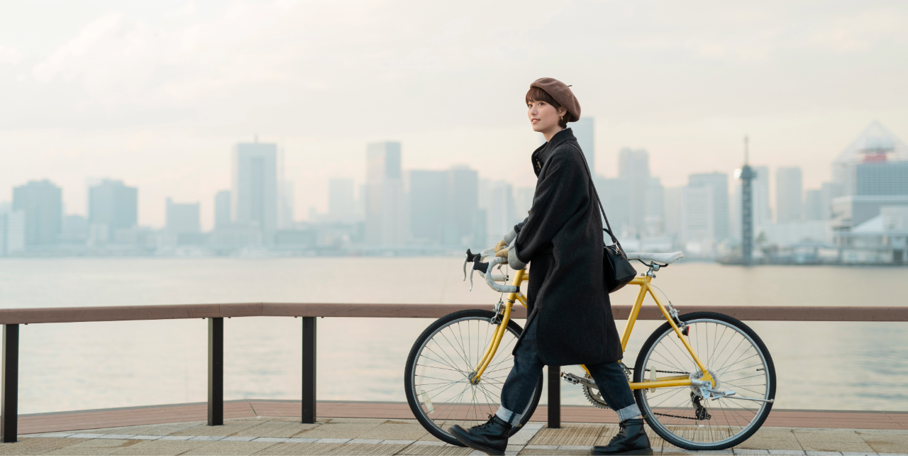歩く自転車