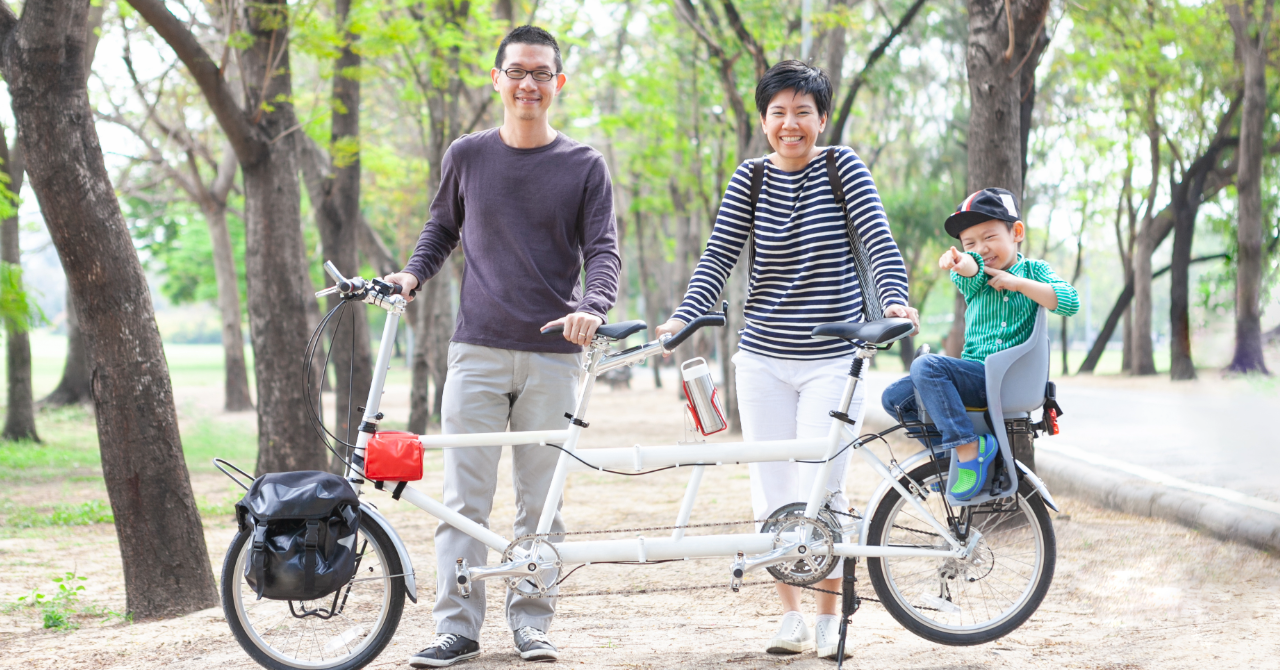 タンデム自転車